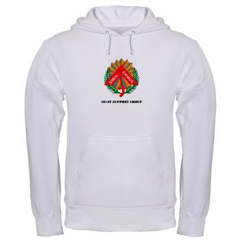 101SG - A01 - 03 - 101st Support Group with Text - Hooded Sweatshirt