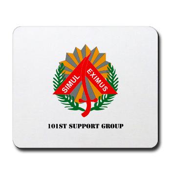 101SG - M01 - 03 - 101st Support Group with Text - Mousepad