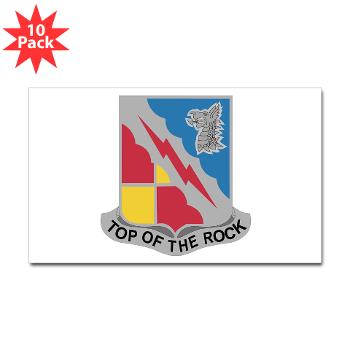 103MIB - M01 - 01 - DUI - 103rd Military Intelligence Battalion - Sticker (Rectangle 10 pk)