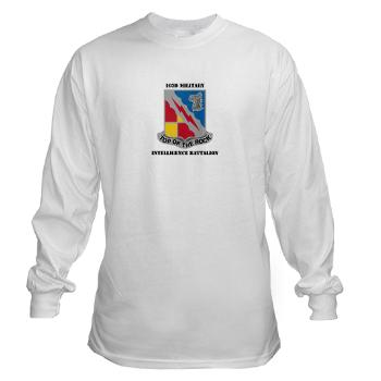 103MIB - A01 - 03 - DUI - 103rd Military Intelligence Battalion with Text - Long Sleeve T-Shirt