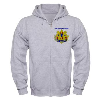 103SC - A01 - 03 - DUI-103rd Sustainment Command with Text - Zip Hoodie