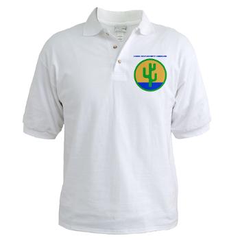 103SC - A01 - 04 - SSI -103rd Sustainment Command with Text - Golf Shirt - Click Image to Close