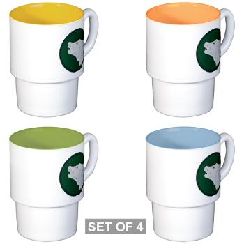 104DIT - M01 - 03 - 104th Division (IT) - Stackable Mug Set (4 mugs)