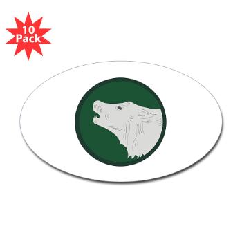 104DIT - M01 - 01 - 104th Division (IT) - Sticker (Oval 10 pk)