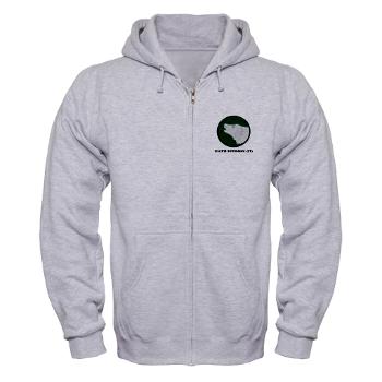 104DIT - A01 - 03 - 104th Division (IT) with Text - Zip Hoodie