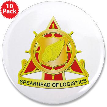 1052TC - M01 - 01 - DUI - 1052nd Transportation Company - 3.5" Button (10 pack) - Click Image to Close