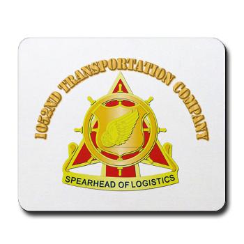 1052TC - M01 - 03 - 1052nd Transportation Company With Text - Mousepad - Click Image to Close