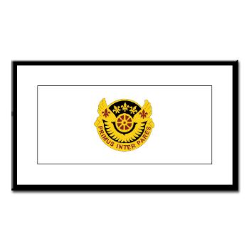 106TB - M01 - 02 - DUI - 106th Transportation Battalion - Small Framed Print