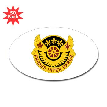 106TB - M01 - 01 - DUI - 106th Transportation Battalion - Sticker (Oval 50 pk)