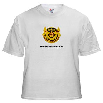 106TB - A01 - 04 - DUI - 106th Transportation Battalion with Text - White t-Shirt