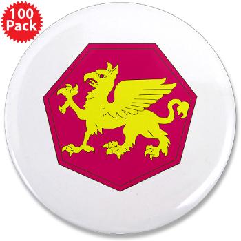 108TC - M01 - 01 - SSI - 108th Training Command - 3.5" Button (100 pack)