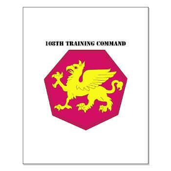 108TC - M01 - 02 - SSI - 108th Training Command with Text - Small Poster - Click Image to Close