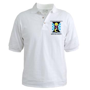 109MIB - A01 - 04 - DUI - 109th Military Intelligence Bn with Text - Golf Shirt