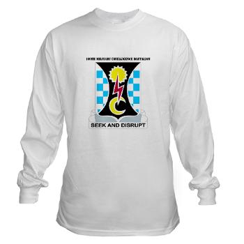 109MIB - A01 - 03 - DUI - 109th Military Intelligence Bn with Text - Long Sleeve T-Shirt