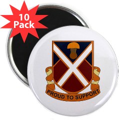 10BSB - M01 - 01 - DUI - 10th Brigade - Support Battalion 2.25" Magnet (10 pack) - Click Image to Close