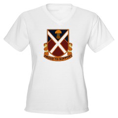 10BSB - A01 - 04 - DUI - 10th Brigade - Support Battalion Women's V-Neck T-Shirt