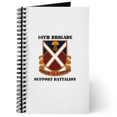 10BSB - M01 - 02 - DUI - 10th Brigade - Support Battalion with Text Journal