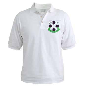 10CSH - A01 - 04 - DUI - 10th Combat Support Hospital with Text Golf Shirt
