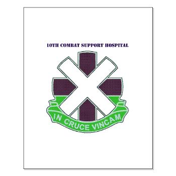 10CSH - M01 - 02 - DUI - 10th Combat Support Hospital with Text Small Poster