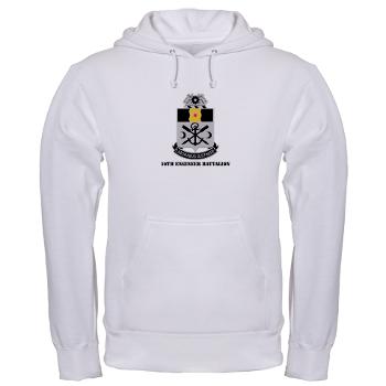 10EB - A01 - 03 - DUI - 10th Engineer Battalion with Text - Hooded Sweatshirt
