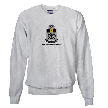 10EB - A01 - 03 - DUI - 10th Engineer Battalion with Text - Sweatshirt