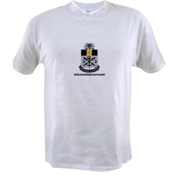 10EB - A01 - 04 - DUI - 10th Engineer Battalion with Text - Value T-shirt
