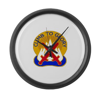 10MTN1BCTW - M01 - 03 - DUI - 1st BCT - Warrior - Large Wall Clock - Click Image to Close