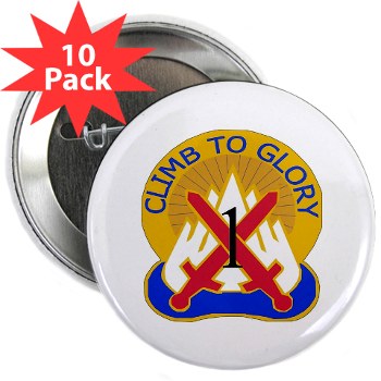 10MTN1BCTW - M01 - 01 - DUI - 1st BCT - Warrior - 2.25" Button (10 pack) - Click Image to Close