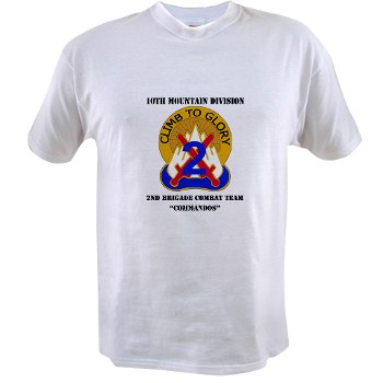 10MTN2BCTC - A01 - 04 - DUI - 2nd BCT - Commandos with Text - Value T-shirt