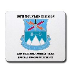 10MTN2BCTCSTB - M01 - 03 - DUI - 2nd BCT - Special Troops Bn with Text Mousepad