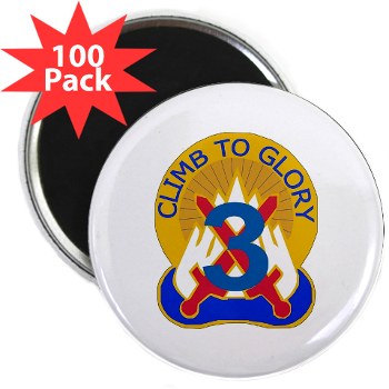 10MTN3BCTS - M01 - 01 - DUI - 3rd BCT - Spartans - 2.25" Magnet (100 pack) - Click Image to Close