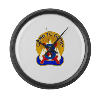 10MTN3BCTS - M01 - 03 - DUI - 3rd BCT - Spartans - Large Wall Clock