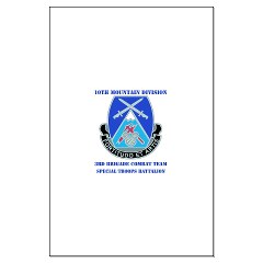 10MTN3BCTSTB - M01 - 02 - DUI - 3rd BCT - Special Troops Bn with Text - Large Poster - Click Image to Close