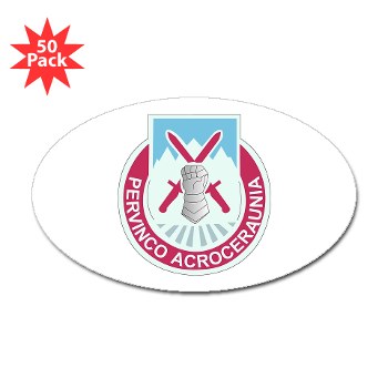 10MTNDSTB - M01 - 01 - DUI - 10th Division - Special Troops Bn - Sticker (Oval 50 pk)