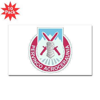 10MTNDSTB - M01 - 01 - DUI - 10th Division - Special Troops Bn - Sticker (Rectangle 10 pk) - Click Image to Close
