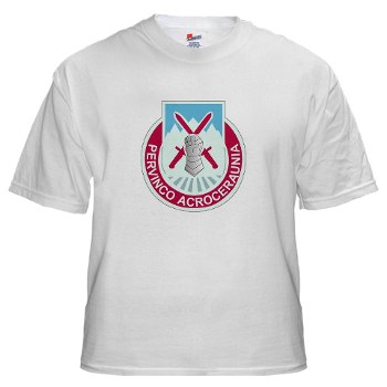 10MTNDSTB - A01 - 04 - DUI - 10th Division - Special Troops Bn - White T-Shirt