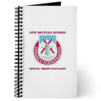 10MTNDSTB - M01 - 02 - DUI - 10th Division - Special Troops Bn with Text - Journal
