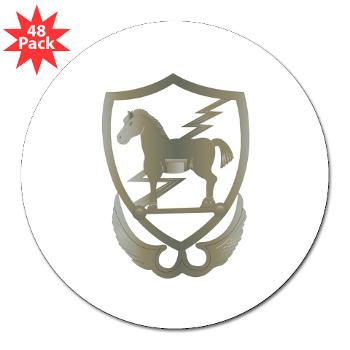 10SFGA - M01 - 01 - 10th Special Force Group (Airborne) - 3" Lapel Sticker (48 pk)