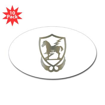 10SFGA - M01 - 01 - 10th Special Force Group (Airborne) - Sticker (Oval 10 pk)