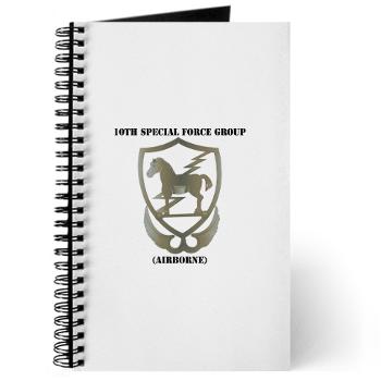 10SFGA - M01 - 02 - 10th Special Force Group (Airborne) with Text - Journal