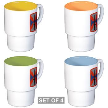 1101SB - M01 - 03 - 1101st Signal Brigade - Stackable Mug Set (4 mugs) - Click Image to Close