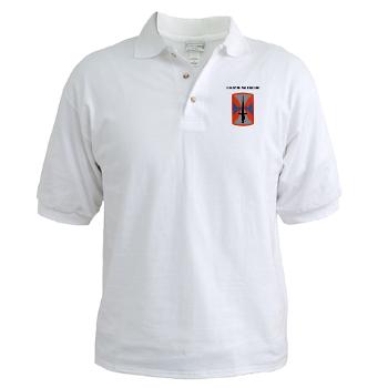1101SB - A01 - 04 - 1101st Signal Brigade with Text - Golf Shirt