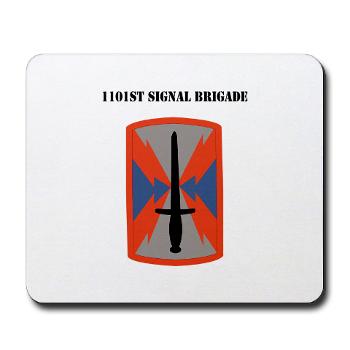 1101SB - M01 - 03 - 1101st Signal Brigade with Text - Mousepad