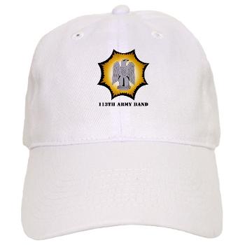 113AB - A01 - 01 - 113th Army Band with Text - Cap - Click Image to Close