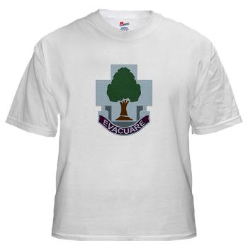 115CSH - A01 - 04 - DUI - 115th Combat Support Hospital - White T-Shirt