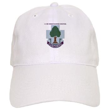 115CSH - A01 - 01 - DUI - 115th Combat Support Hospital with Text - Cap