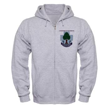 115CSH - A01 - 03 - DUI - 115th Combat Support Hospital with Text - Zip Hoodie