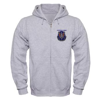 11AC - A01 - 03 - DUI - 11th Aviation Command with text - Zip Hoodie