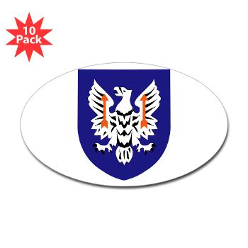 11AC - M01 - 01 - SSI - 11th Aviation Command - Sticker (Oval 10 pk) - Click Image to Close