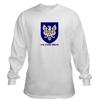 11AC - A01 - 03 - SSI - 11th Aviation Command with text - Long Sleeve T-Shirt - Click Image to Close
